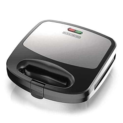 BLACK+DECKER 3-in-1 Waffle Maker with Nonstick Reversible Plates